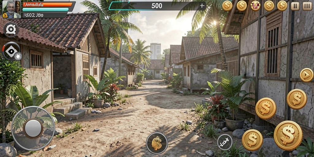 p200m - Grafis yang memukau dengan detail tinggi.